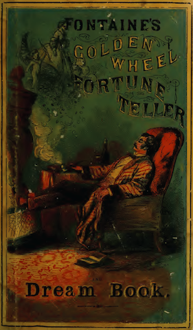 book cover with lounging man looking at spirit